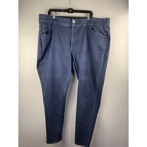 Venezia Lane Bryant JeansWomen‎ Plus Size 26L (Meas 44x31) Dark Skinny Jeans